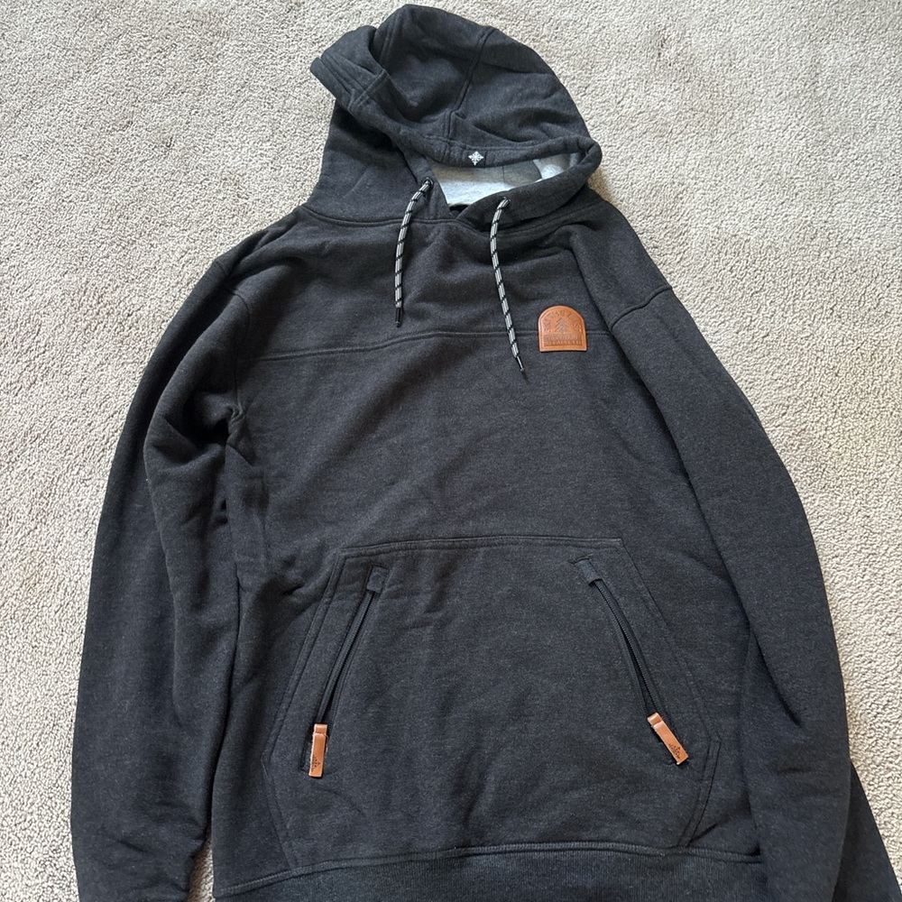 Men's charcoal Hoodie